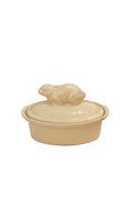 Digoin oval terrine mould, hare