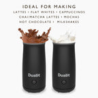 Dualit milk frother and chocolate maker