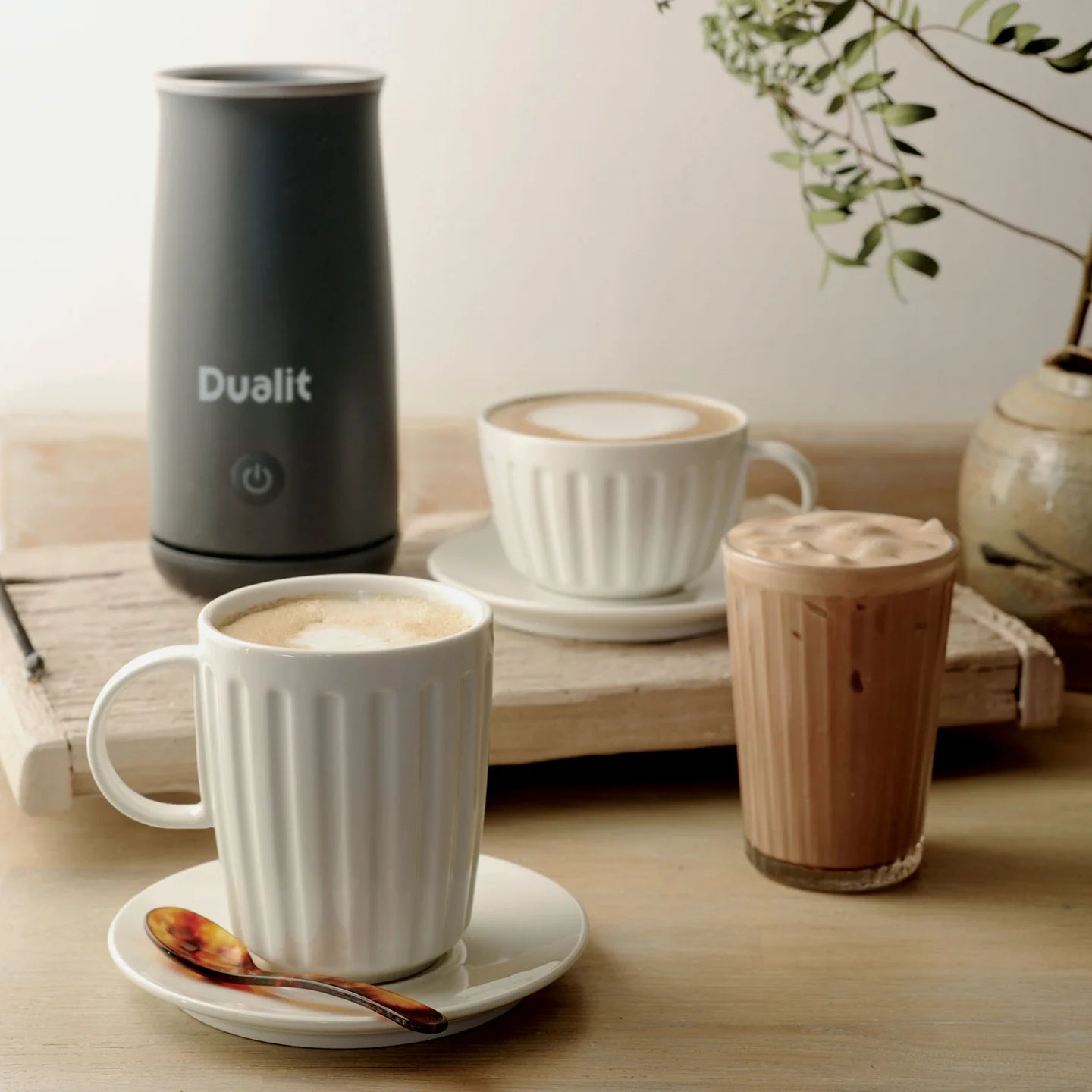 Dualit milk frother and chocolate maker