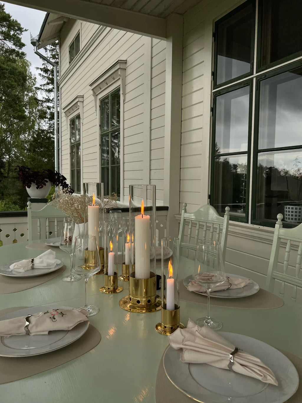 Kattvik iso kynttilänjalka, messinki