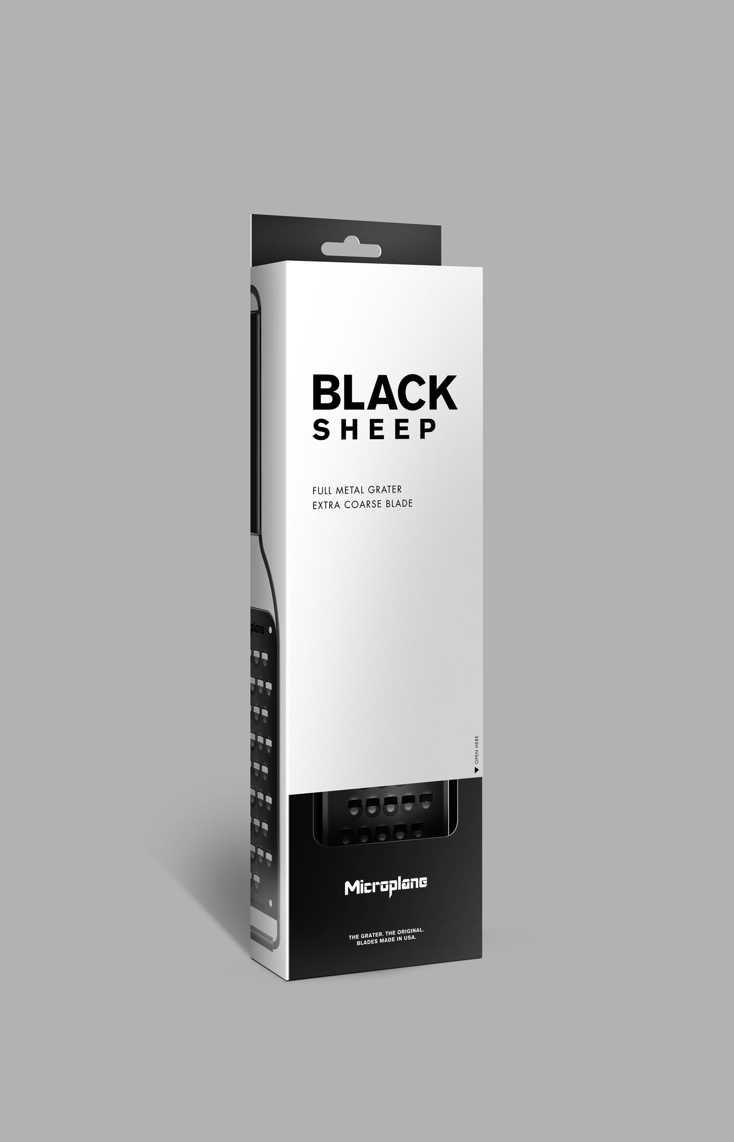 Microplane Black Sheep, extra karkea terä