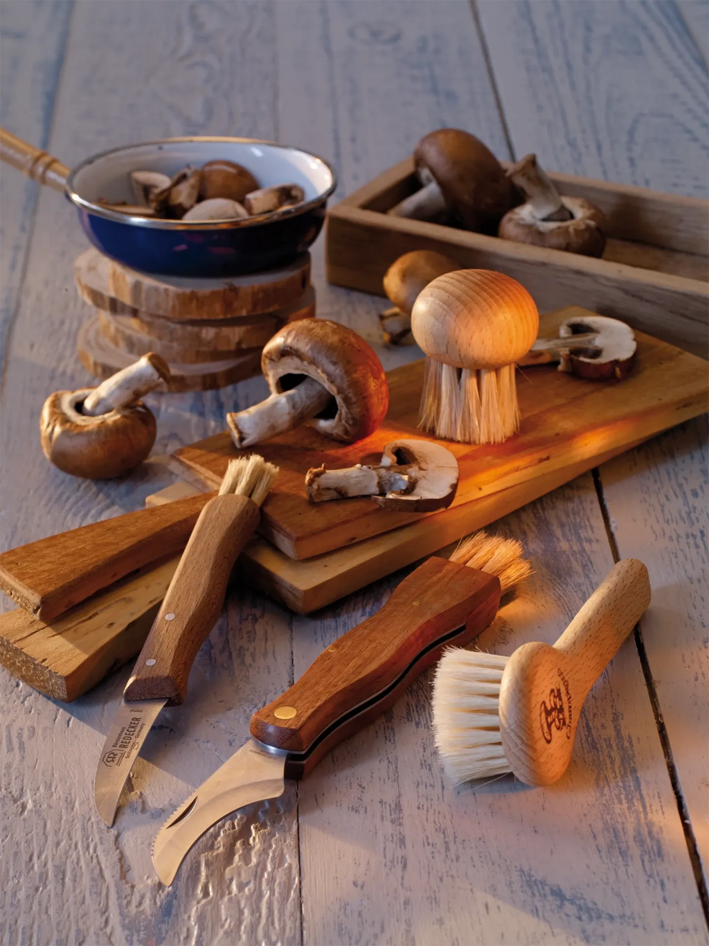 Redecker sieniharja, pyöreä