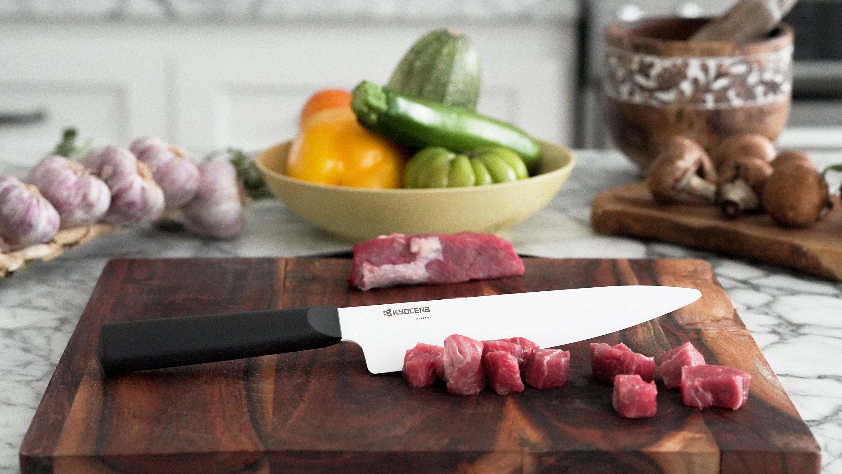 Kyocera ceramic chef's knife, 18 cm