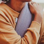 Yuyu long hot-water bottle, cotton waffle