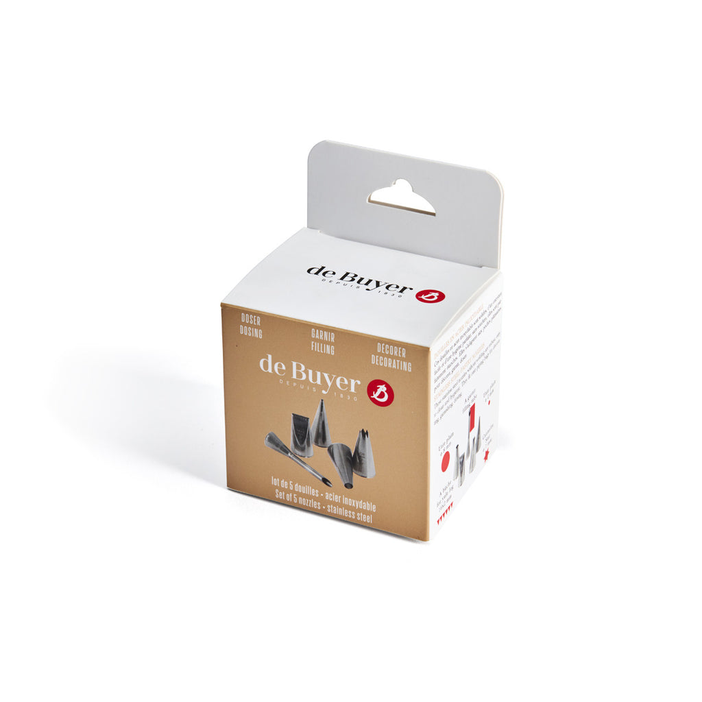 De Buyer Nozzle set, 5 pcs