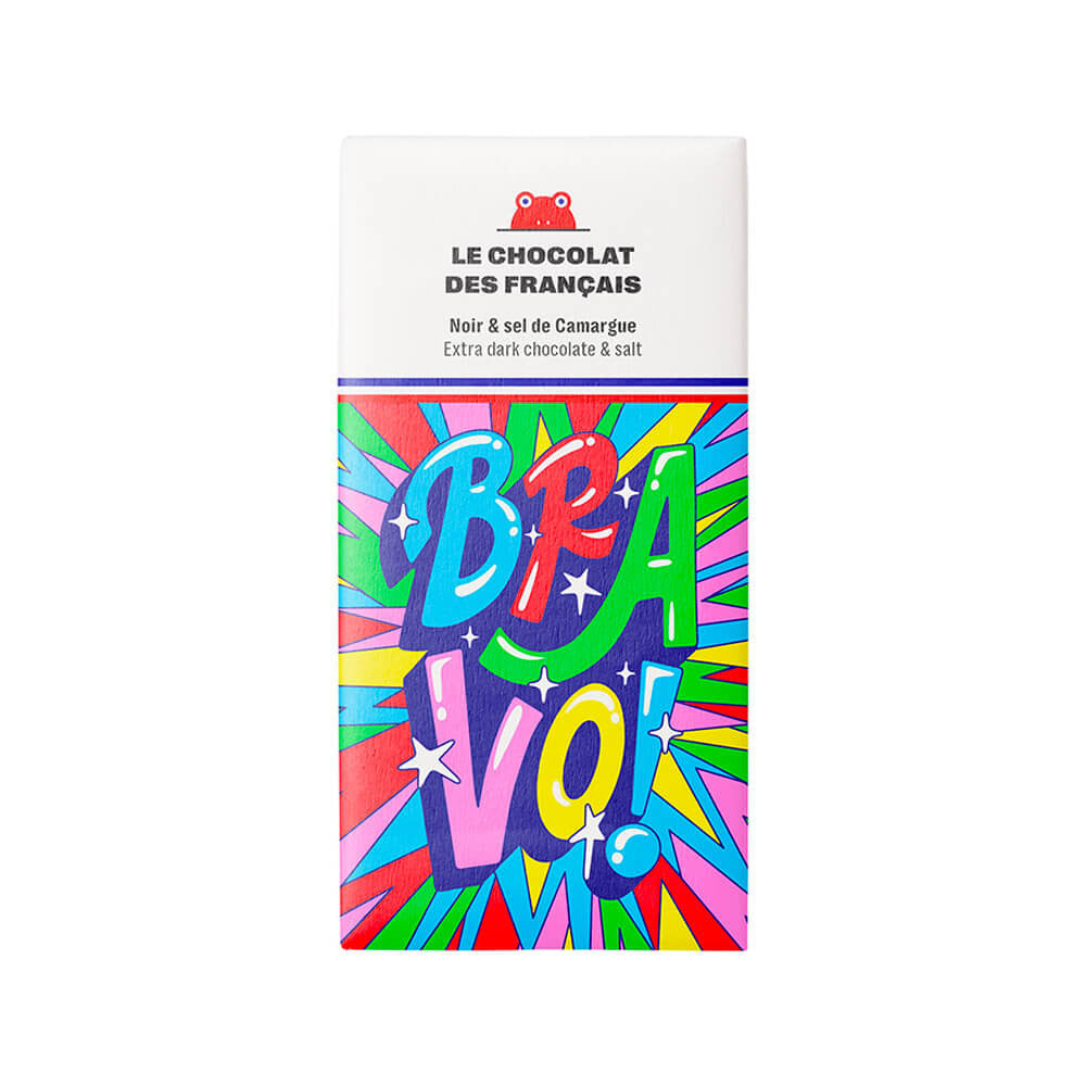 Le Chocolat des Français Extra mörk choklad med havssalt