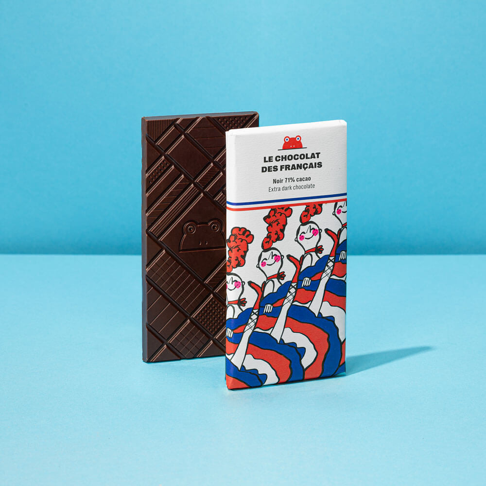 Le Chocolat des Français Tumma suklaalevy