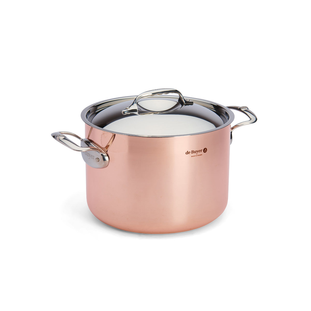 De Buyer Prima Matera high copper stewpan for induction, 7,5 l