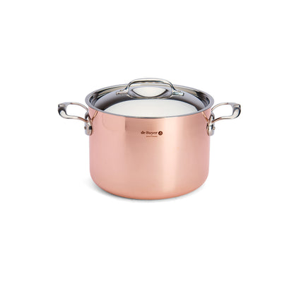 De Buyer Prima Matera high copper stewpan for induction, 7,5 l
