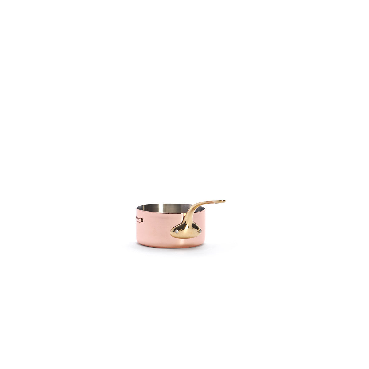 De Buyer copper saucepan with lid, 9 cm