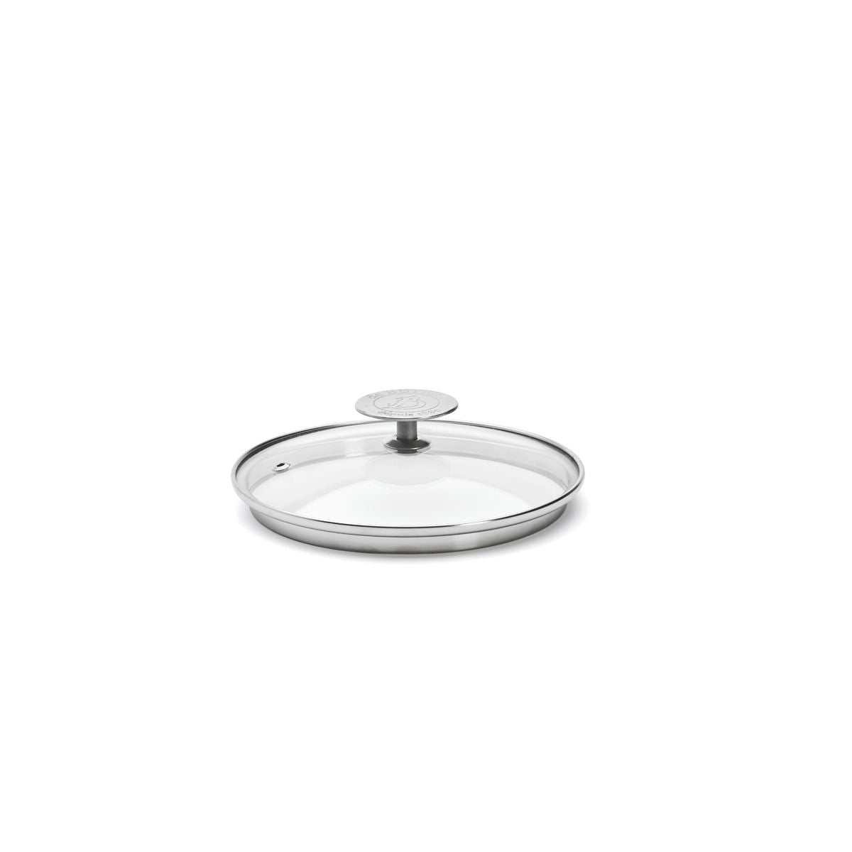 De Buyer glass lid with steel knob