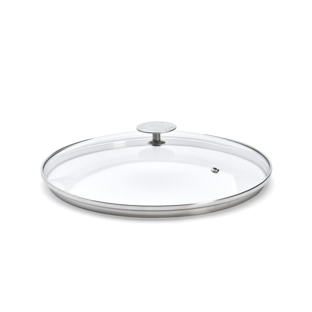 De Buyer glass lid with steel knob