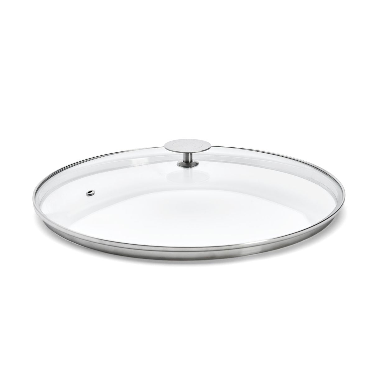 De Buyer glass lid with steel knob