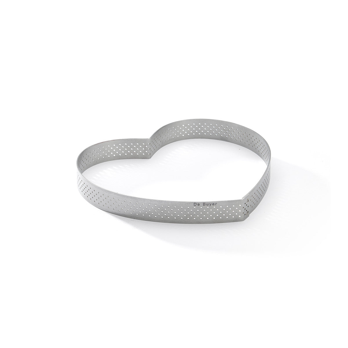Perforated pastry ring, heart