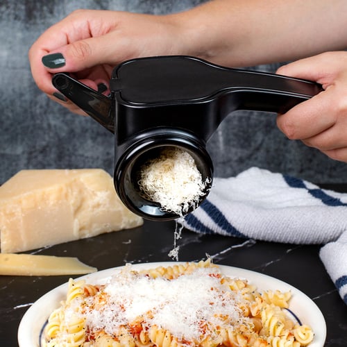 Microplane rotary grater