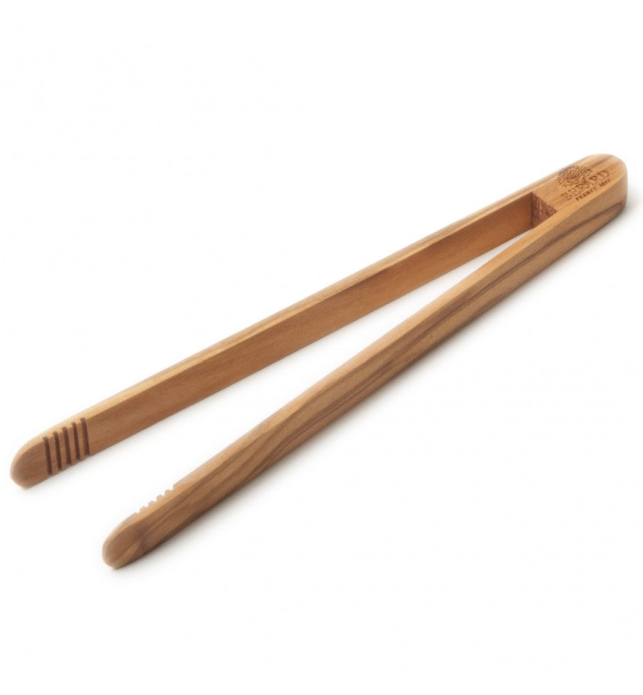 Bérard toast tongs, olive wood