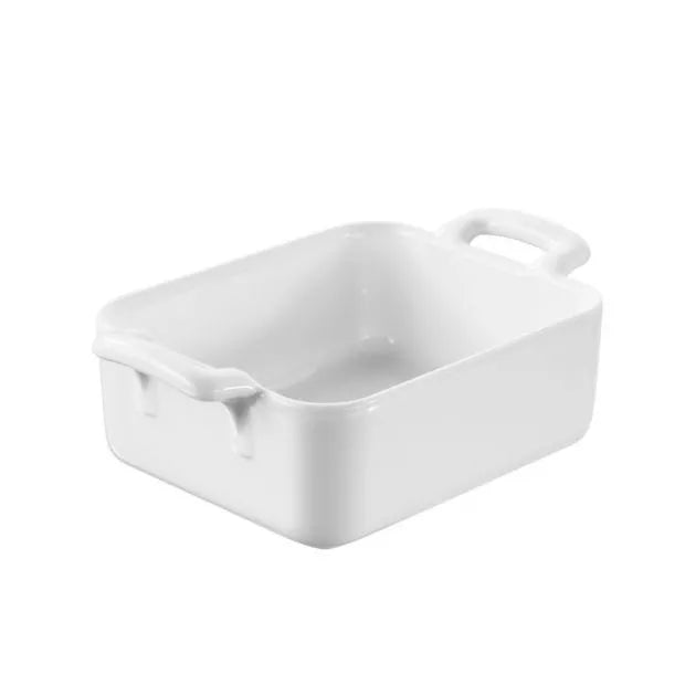 Revol individual dish, white, 16 x 11 cm