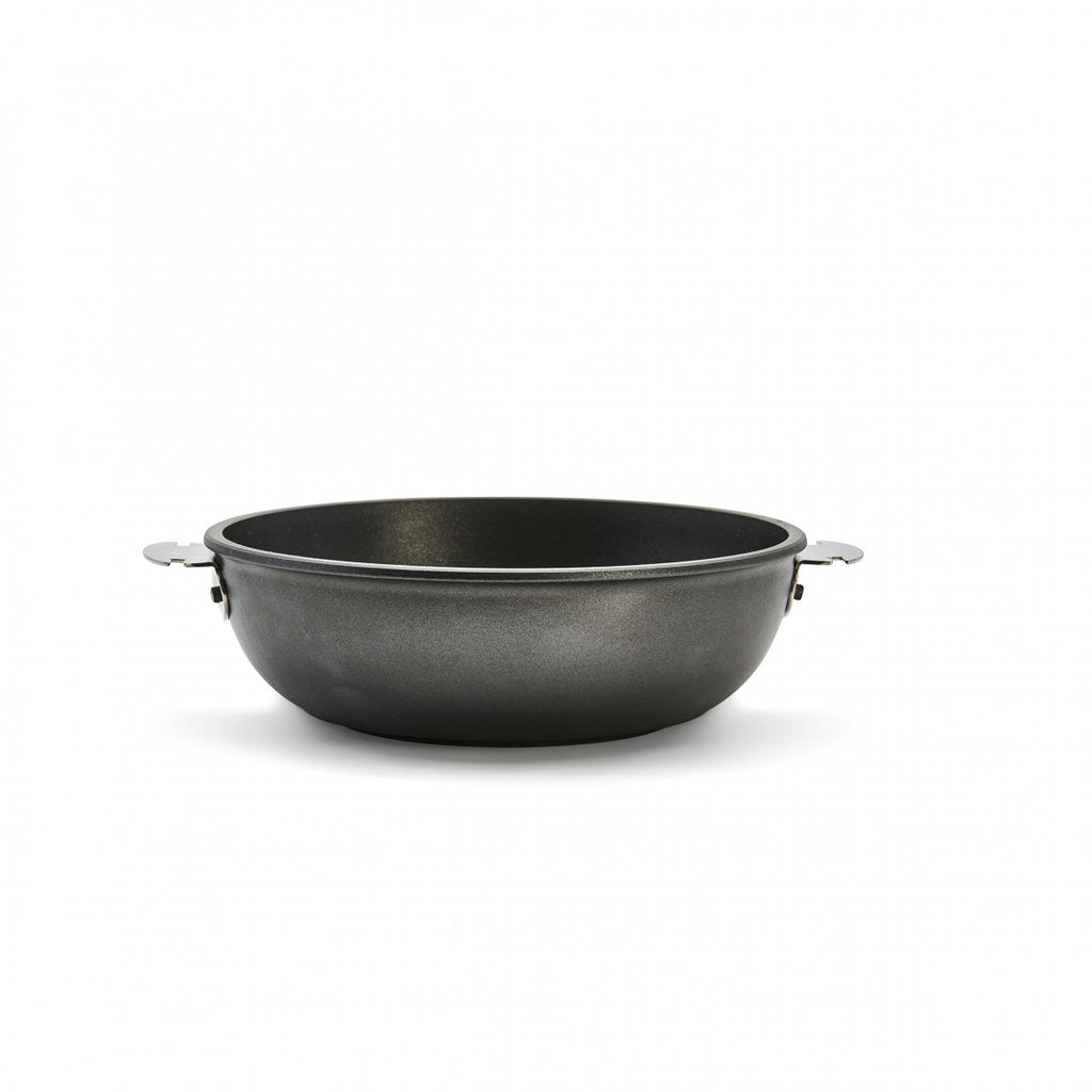 De Buyer LOQY Choc Extrême rundad non-stick sauteuse, löstagbart handtag