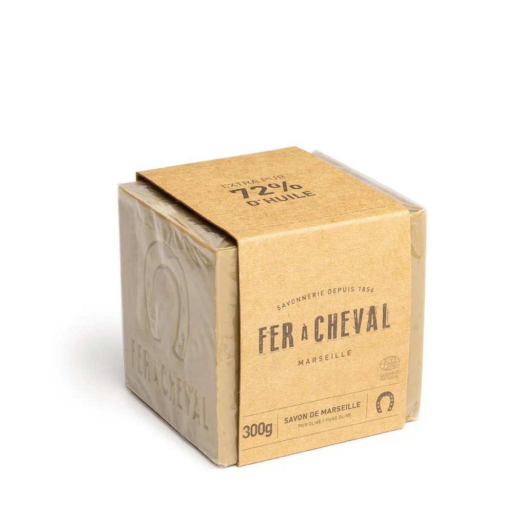 Fer à Cheval Pure Olive Cube Marseille Soap 300g