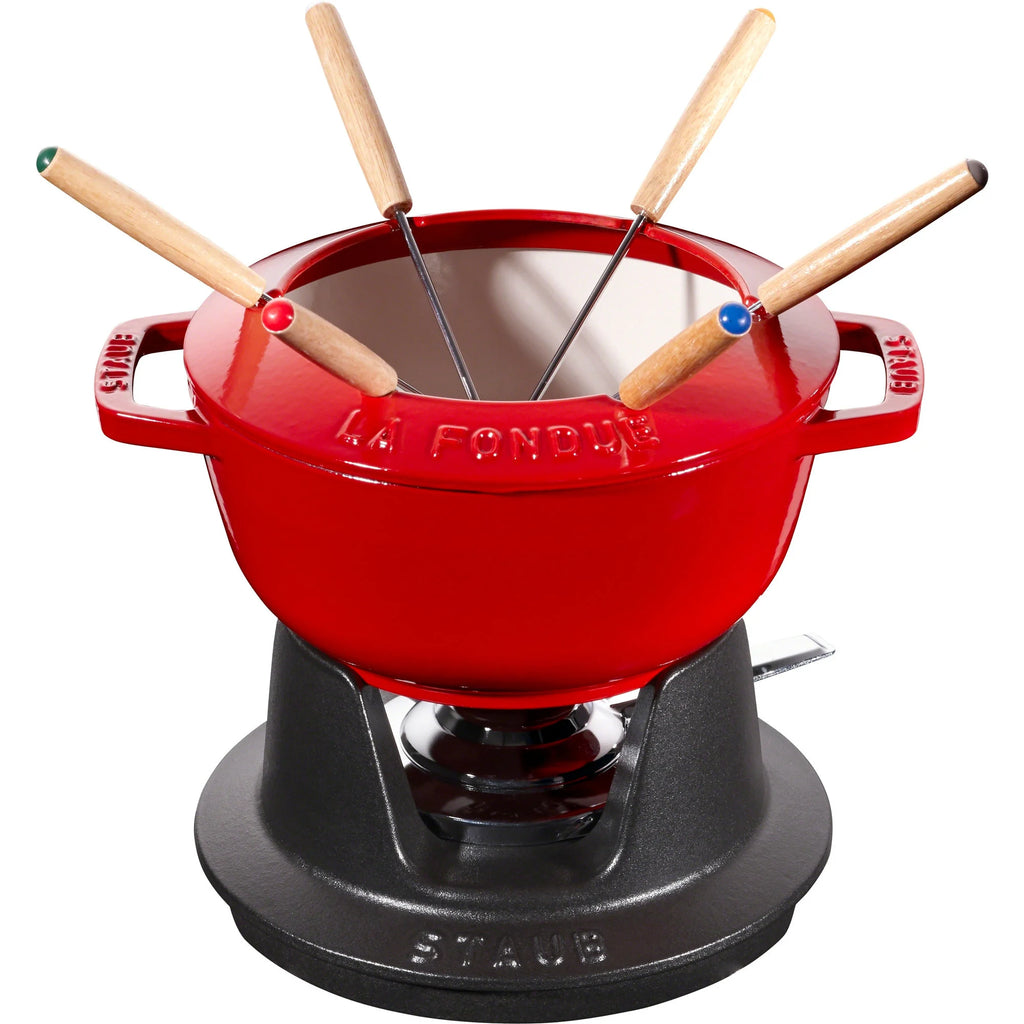Staub Fondue set20 cm, punainen