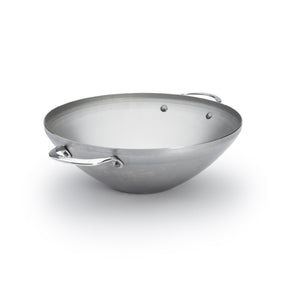 De Buyer Mineral B wok, 2 handles