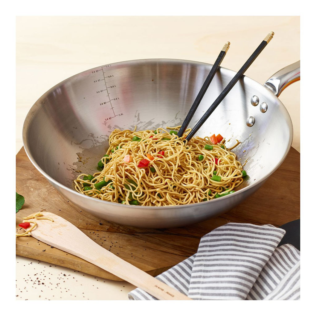De Buyer Alchimy wok and sauteuse