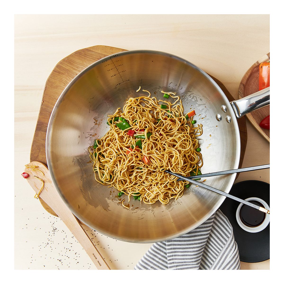 De Buyer Alchimy wok and sauteuse