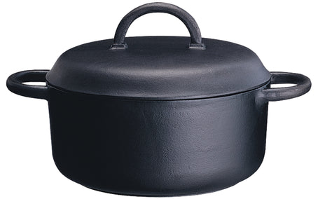 Ronneby Bruk cast-iron stew pot, round 4l
