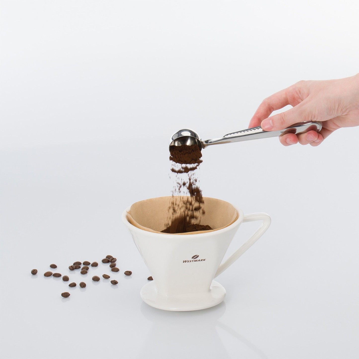 Westmark coffee scoop with sealing clip