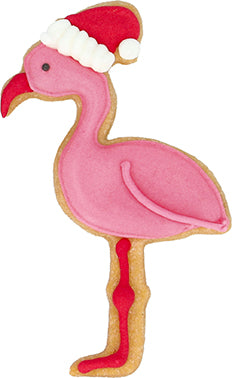 Leivontamuotti jouluinen flamingo 10 cm