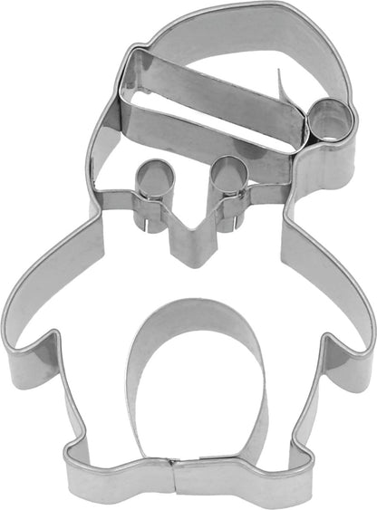 Cookie cutter Christmas penguin 8 cm
