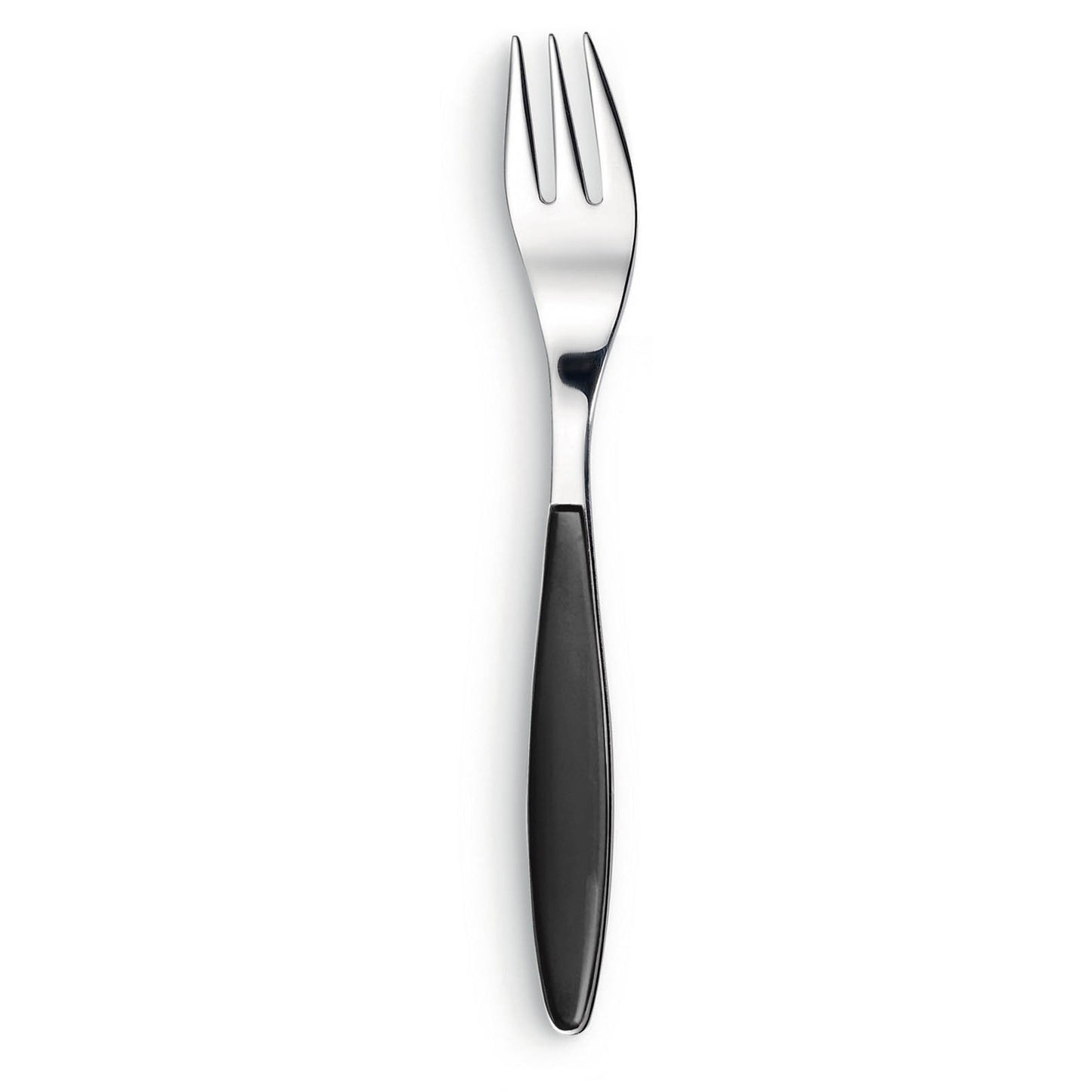 Guzzini dessert fork, dark grey