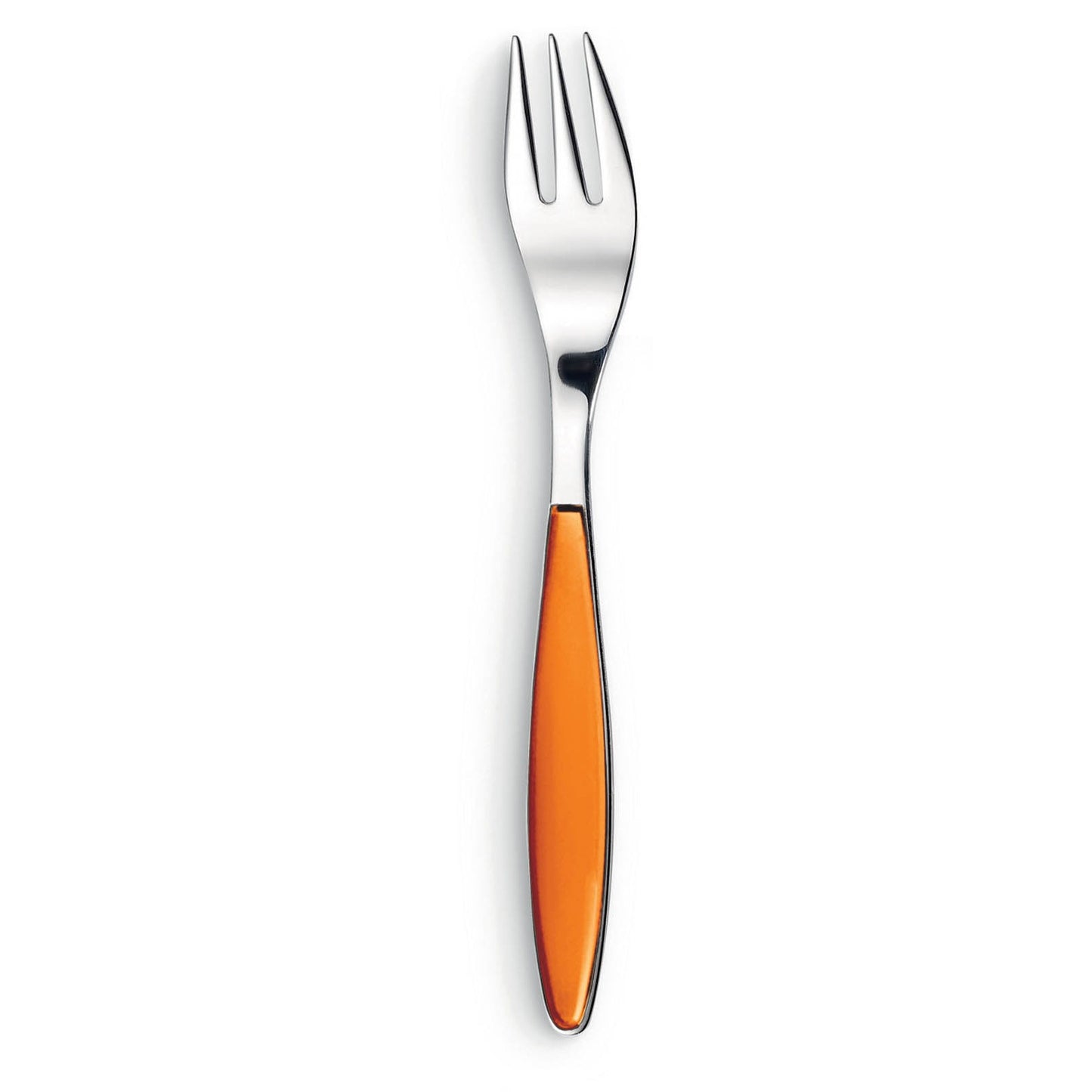Guzzini dessert fork, orange