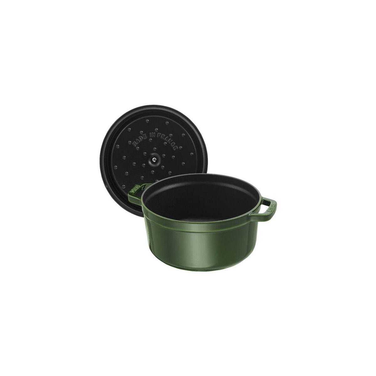 Staub valurautapata, pyöreä 28 cm, 6,7 l, basilikanvihreä