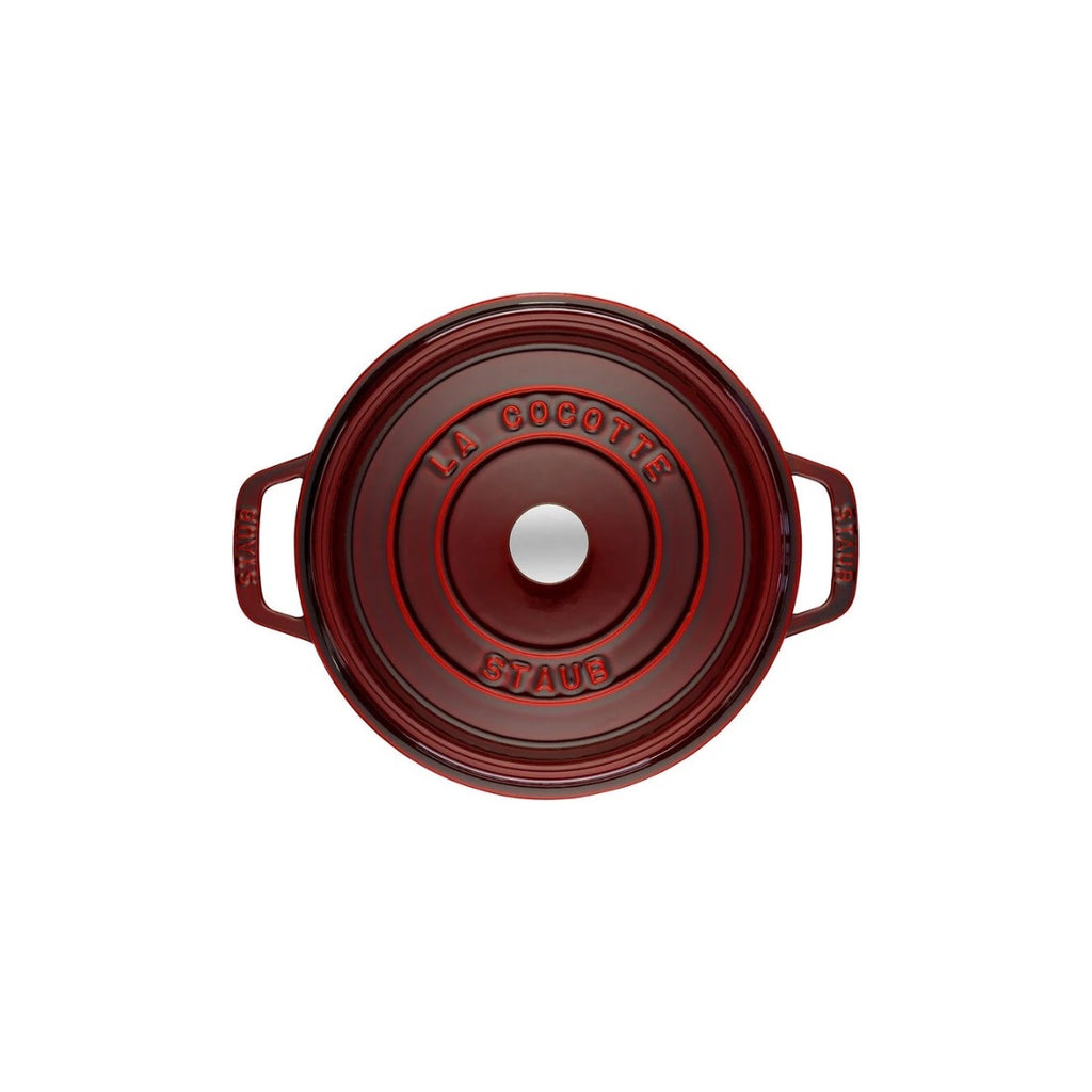 Staub valurautapata, pyöreä 28 cm, 6,7 l, granaatinpunainen