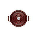 Staub valurautapata, pyöreä 28 cm, 6,7 l, granaatinpunainen