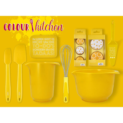 Birkmann narrow spatula, yellow