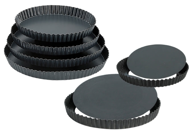 De Buyer tart mould with loose base, carbon steel