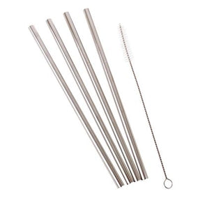 Westmark stainless-steel straws, 4 pcs