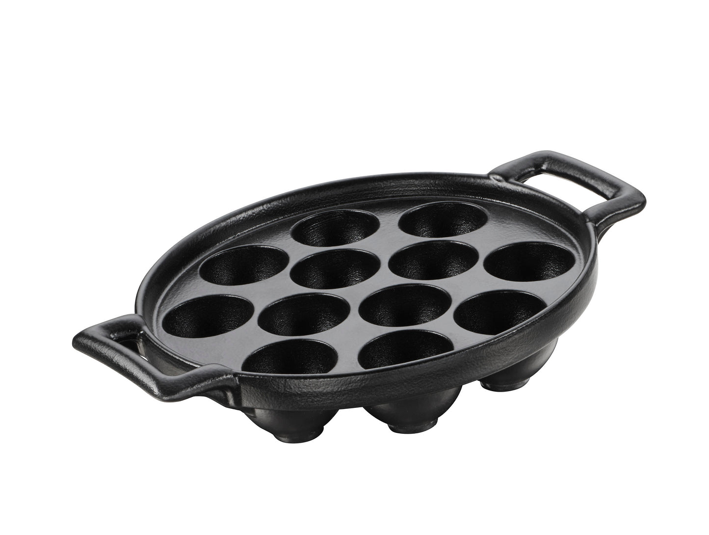 Revol snail dish, cast-iron black