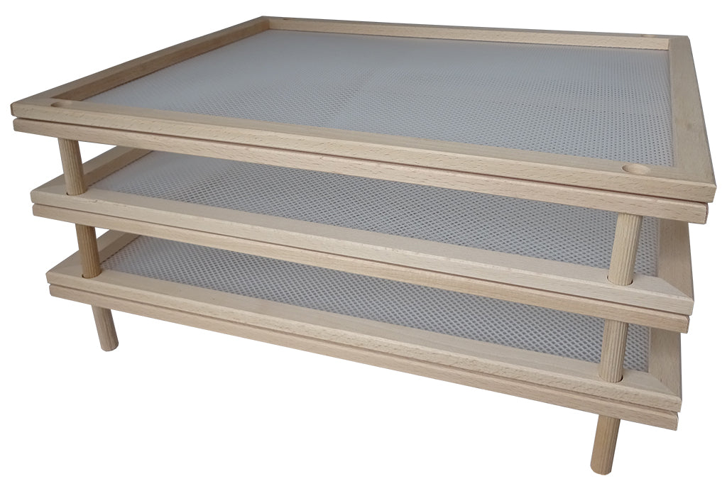 Drying frame for pasta and mushrooms