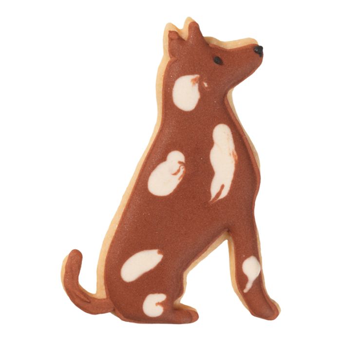 Cookie cutter sitting dog 7,5 cm