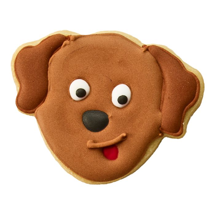 Cookie cutter dog head 7 cm