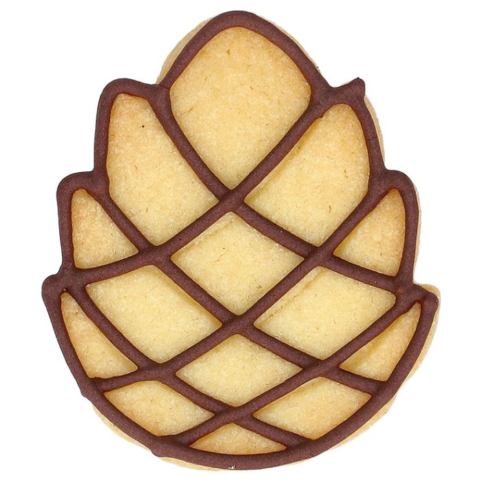 Cookie cutter pine cone 6 cm