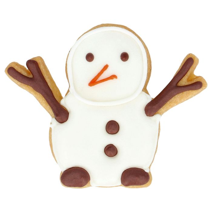 Cookie cutter snow man 7,5 cm