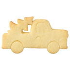 Utstickare bil med julgran 9,5 cm