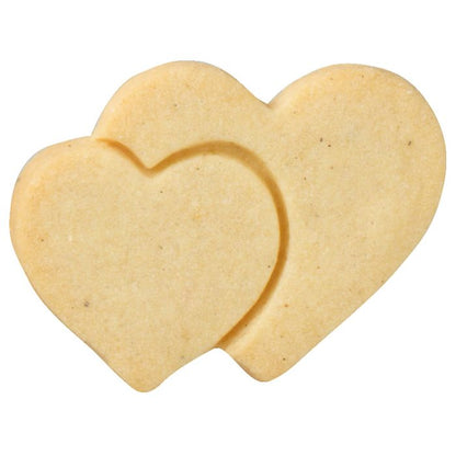 Cookie cutter double heart 6,5 cm