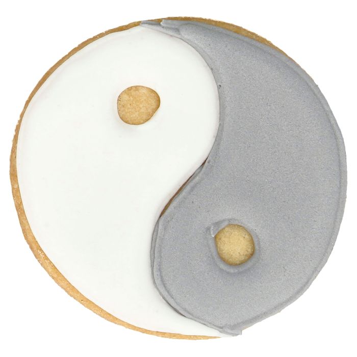 Utstickare yin yang  6 cm