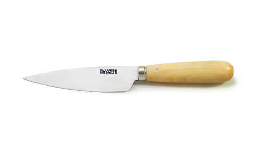 Pallarès utility knife 11 cm, carbon steel and box wood