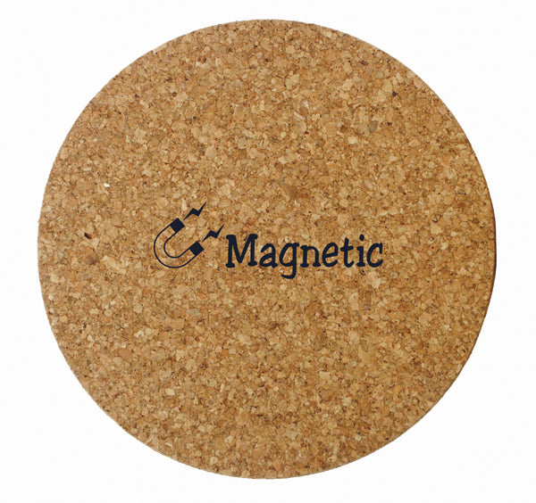 Magnetic cork mat